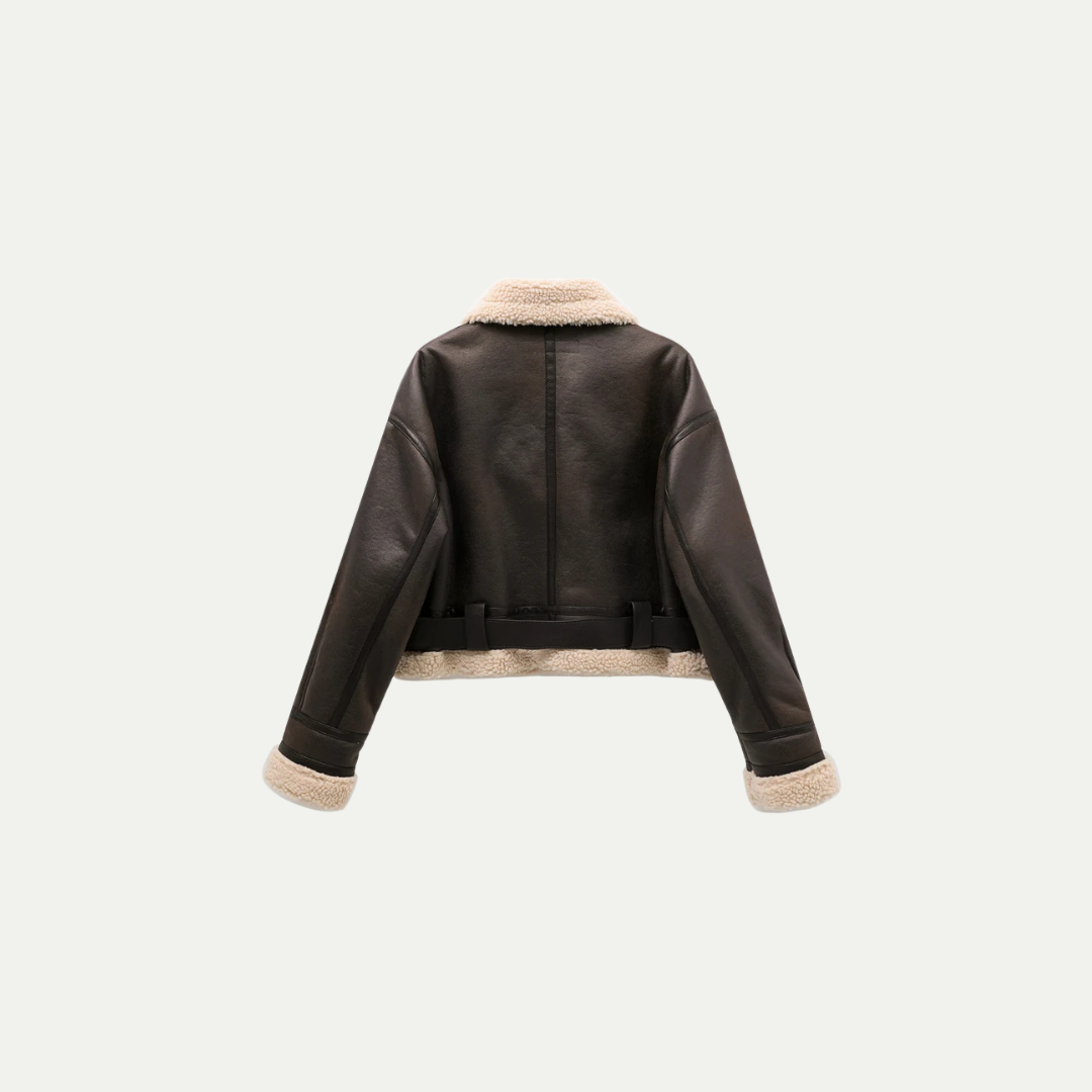 ÉLARA SHEARLING JACKET