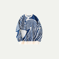AZURE SWIRL KNIT