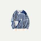 AZURE SWIRL KNIT