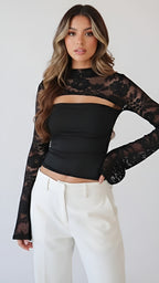 AMARA LACE TOP