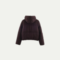 CABLE KNIT PUFFER JACKET