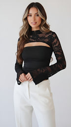 AMARA LACE TOP