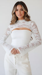 AMARA LACE TOP