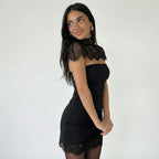 NOIR LACE STATEMENT DRESS