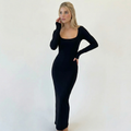 NOIR SCULPT LONGSLEEVE DRESS