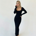 NOIR SCULPT LONGSLEEVE DRESS