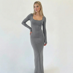 NOIR SCULPT LONGSLEEVE DRESS