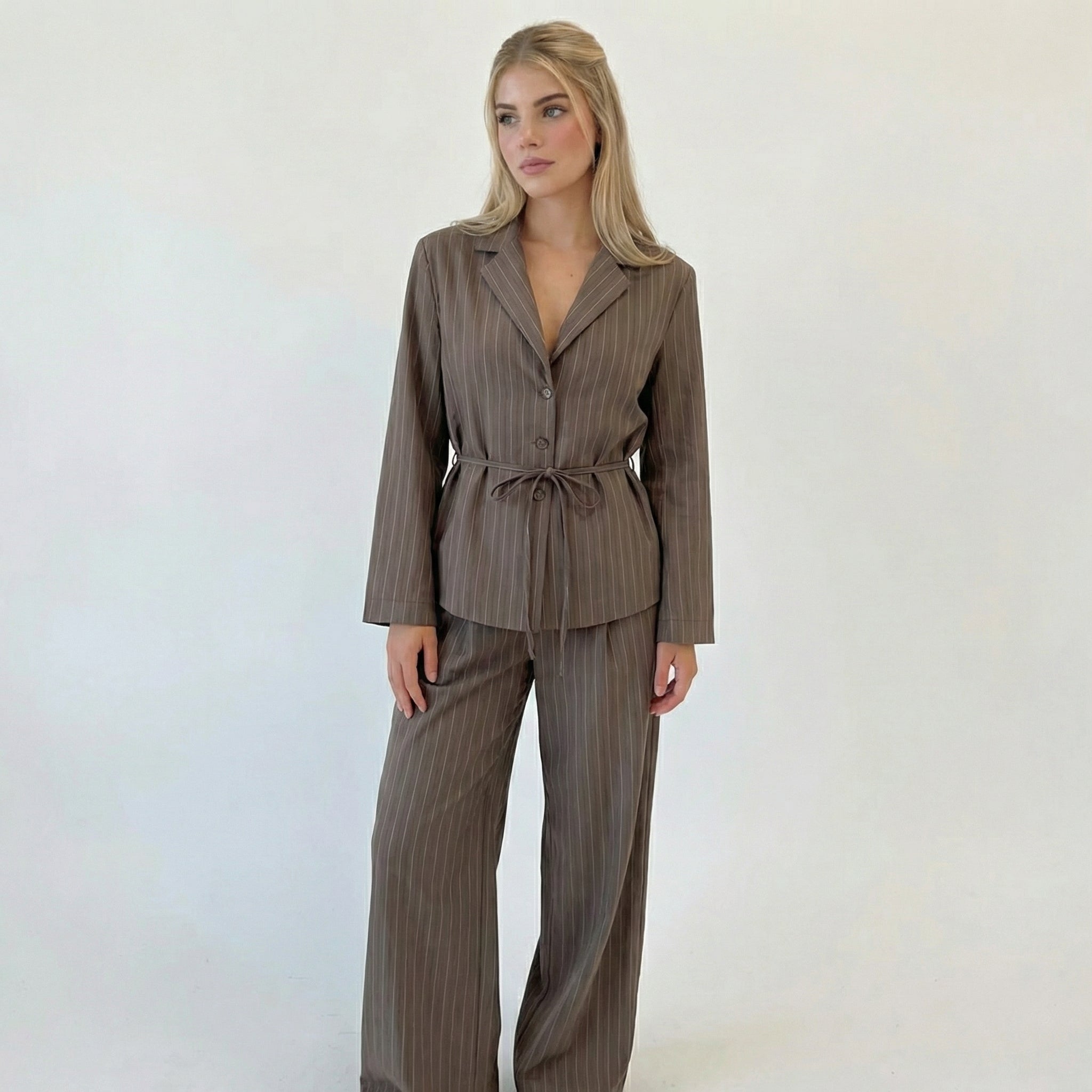 LARA PINSTRIPE SET