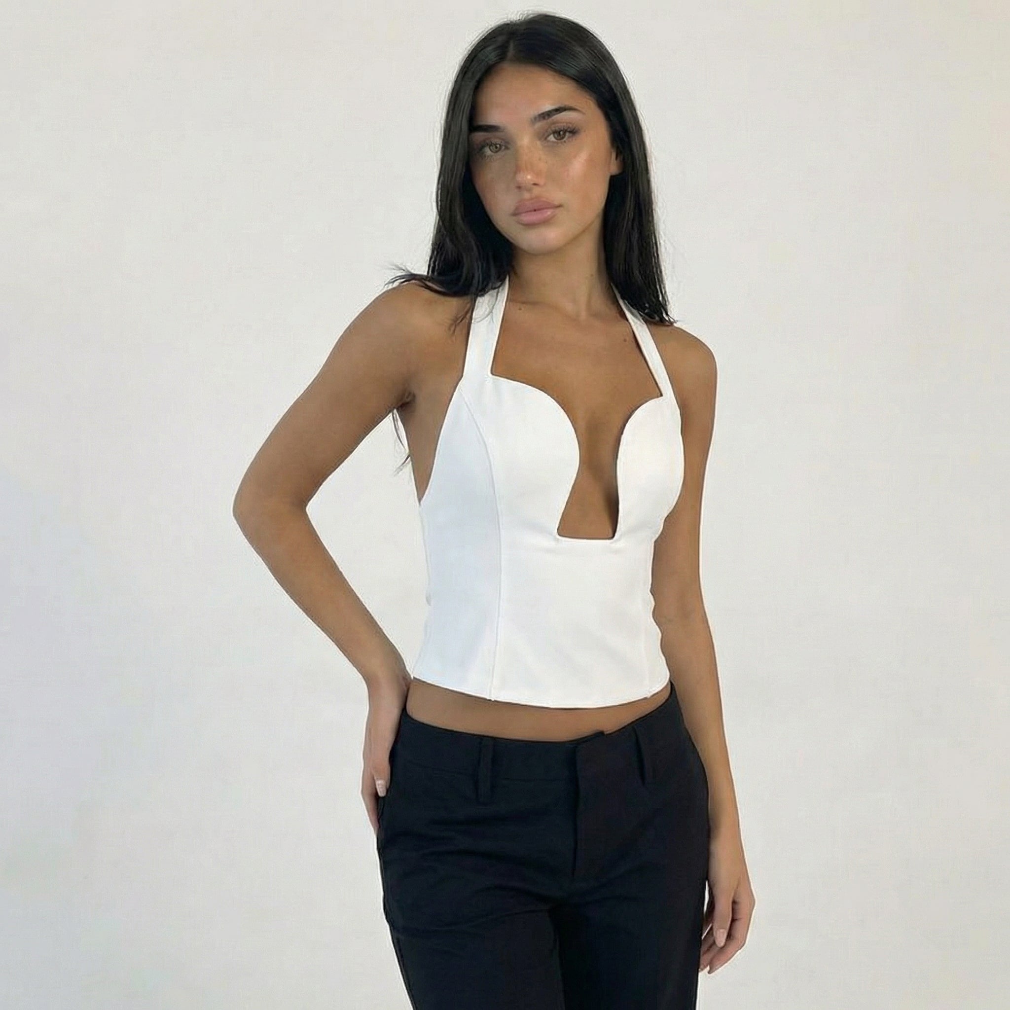 AMARA PERFECT HALTER TOP