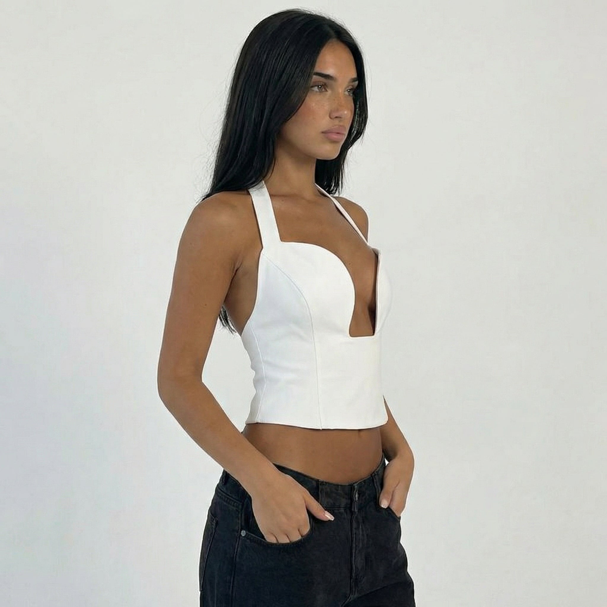 AMARA PERFECT HALTER TOP