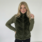 AURORA FUR-KNIT JACKET
