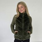 AURORA FUR-KNIT JACKET