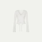 ESSENTIAL WRAP LACE TOP