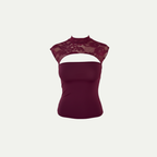 AMARA LACE CUT-OUT TOP